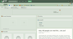 Desktop Screenshot of d-m-k.deviantart.com