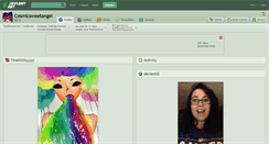 Desktop Screenshot of cosmicsweetangel.deviantart.com