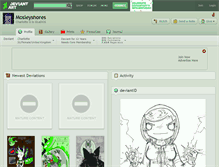 Tablet Screenshot of mosleyshores.deviantart.com