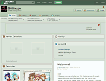 Tablet Screenshot of bb-bishoujo.deviantart.com