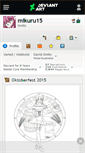 Mobile Screenshot of mikuru15.deviantart.com