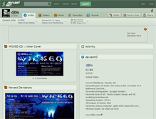 Tablet Screenshot of djbis.deviantart.com