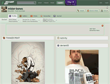 Tablet Screenshot of mister-bones.deviantart.com