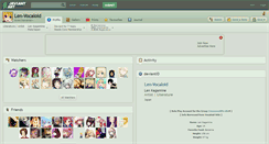 Desktop Screenshot of len-vocaloid.deviantart.com