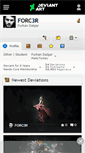 Mobile Screenshot of forc3r.deviantart.com