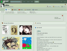 Tablet Screenshot of lbible.deviantart.com