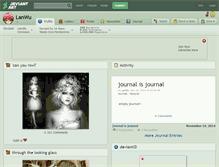 Tablet Screenshot of lanwu.deviantart.com