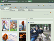 Tablet Screenshot of bertlephoto.deviantart.com