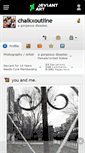 Mobile Screenshot of chalkxoutline.deviantart.com