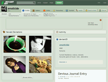 Tablet Screenshot of emoticide.deviantart.com