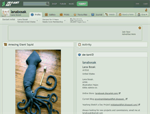 Tablet Screenshot of lanabosak.deviantart.com