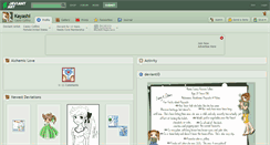 Desktop Screenshot of kayashi.deviantart.com