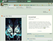 Tablet Screenshot of nanarc.deviantart.com