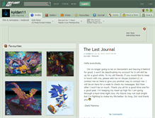Tablet Screenshot of kyldan11.deviantart.com