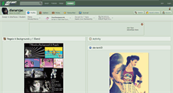 Desktop Screenshot of dianarojas.deviantart.com