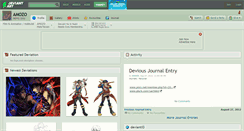 Desktop Screenshot of amozo.deviantart.com