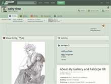 Tablet Screenshot of cathy-chan.deviantart.com