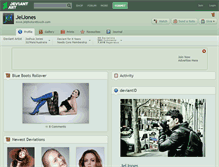 Tablet Screenshot of jeljones.deviantart.com
