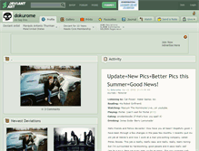 Tablet Screenshot of dokurome.deviantart.com