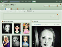 Tablet Screenshot of nocturneofsilence.deviantart.com