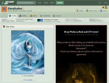 Tablet Screenshot of elenadudina.deviantart.com
