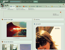 Tablet Screenshot of la-nik.deviantart.com