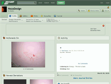 Tablet Screenshot of nezodesign.deviantart.com