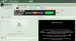 Desktop Screenshot of electro--doll.deviantart.com