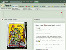 Tablet Screenshot of chaosella.deviantart.com