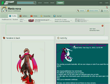 Tablet Screenshot of ffenix-nova.deviantart.com