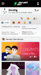 Mobile Screenshot of ilovehg.deviantart.com