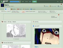 Tablet Screenshot of near-l.deviantart.com