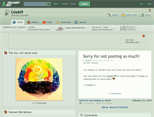 Tablet Screenshot of celebi9.deviantart.com