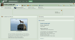 Desktop Screenshot of hunter-jumper-girl.deviantart.com