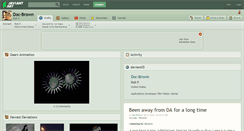 Desktop Screenshot of doc-brown.deviantart.com