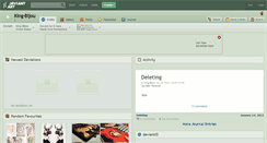 Desktop Screenshot of king-bijou.deviantart.com