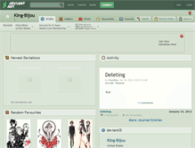 Tablet Screenshot of king-bijou.deviantart.com
