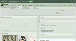 Desktop Screenshot of muumi.deviantart.com