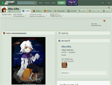 Tablet Screenshot of miss-alita.deviantart.com