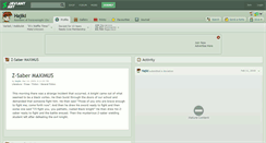 Desktop Screenshot of hajiki.deviantart.com