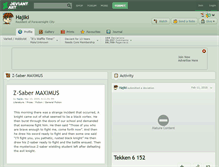 Tablet Screenshot of hajiki.deviantart.com