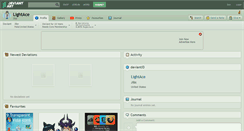 Desktop Screenshot of lightace.deviantart.com