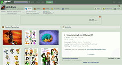 Desktop Screenshot of dell-draco.deviantart.com