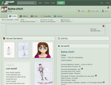 Tablet Screenshot of bulma-chichi.deviantart.com