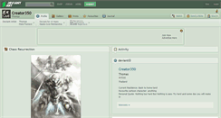 Desktop Screenshot of creator350.deviantart.com