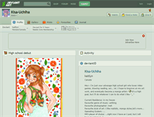 Tablet Screenshot of kisa-uchiha.deviantart.com
