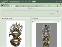 Tablet Screenshot of gremz.deviantart.com