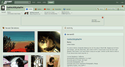 Desktop Screenshot of gothickittykat94.deviantart.com