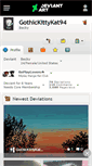 Mobile Screenshot of gothickittykat94.deviantart.com