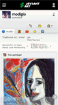 Mobile Screenshot of modigio.deviantart.com
